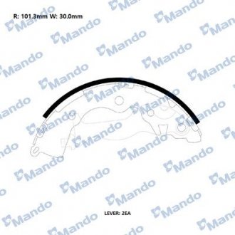 Колодки гальмівні барабан MANDO RMLH15
