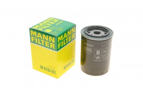 Фільтр масляний MANN W 818/81 (фото 1)