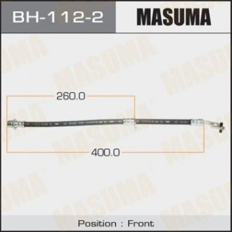 Шланг гальмівний MASUMA BH1122