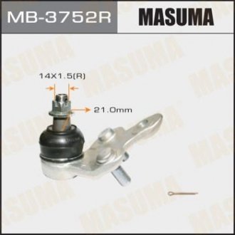 Опора шаровая передн нижн TOYOTA CAMRY, HARRIER/ MCU3#, ACU3#/ RH MASUMA MB3752R