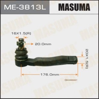 Наконечник кермовий out LH LAND CRUISER 100 LEXUS LX470 2000.08- (ME-3813L) MASUMA ME3813L