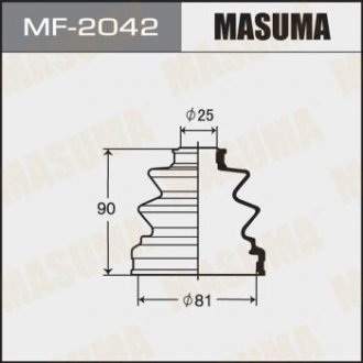 Пильовик шрусу внутрішнього Mitsubishi L 200 (05-), Pajero (-06) MASUMA MF2042