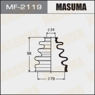 Пильовик зовнішнього шрусу Mazda 6 (12-)/ Toyota Corolla (00-06), Prius (00-05) MASUMA MF2119