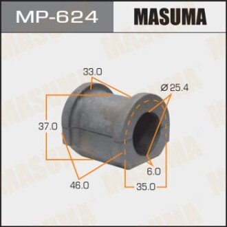 Втулка стабілізатора (Кратно 2) перед Civic EU MASUMA MP624