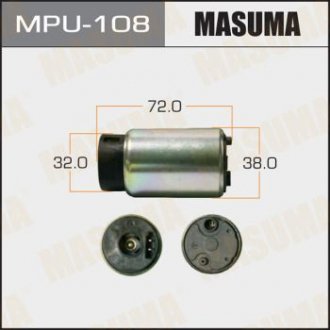 Бензонасос электрический (без сеточки) Toyota MASUMA MPU108