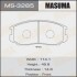 Колодки тормозные передн TOYOTA HILUX VI (MS3285) MASUMA