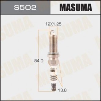 Свеча зажигания IRIDIUM+PLATINUM (SC20HR11) (ILKAR7B11) MASUMA S502IP