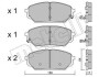 Комплект гальмівних колодок (дискових) 22-0999-0