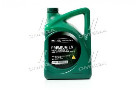 Олива моторн. Premium LS Diesel 5W-30 API CH-4, ACEA A3/B4, (Каністра 6л) MOBIS 05200-00611 (фото 1)