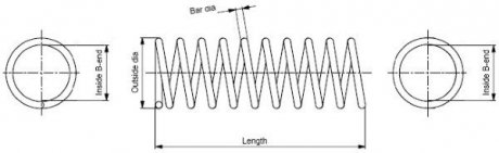 Пружина подвески MONROE SP0608