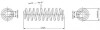 Передня пружина підвіски SP2825