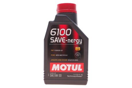 Масло моторне 6100 Save-Nergy 5W-30 (1 л) MOTUL 812411 (фото 1)