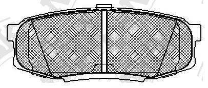 Колодки гальмівні (без датчика)) NiBK PN1542