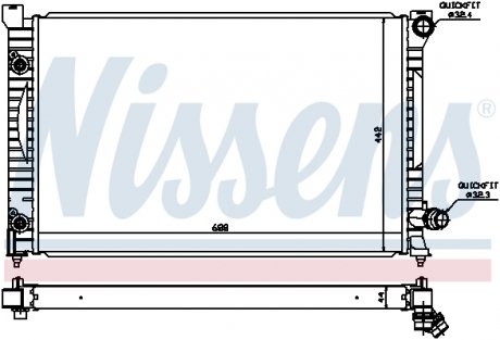 Радіатор NISSENS 60424