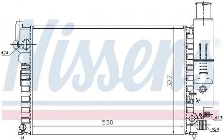 Радиатор NISSENS 61230