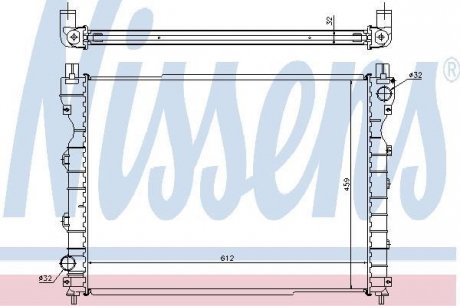 Радиатор NISSENS 64310A