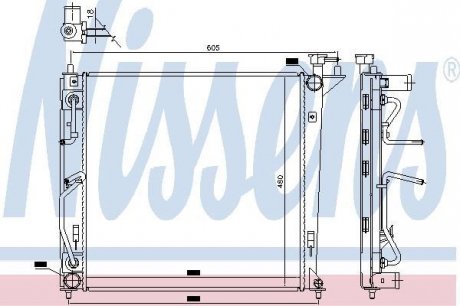 Радиатор NISSENS 66763