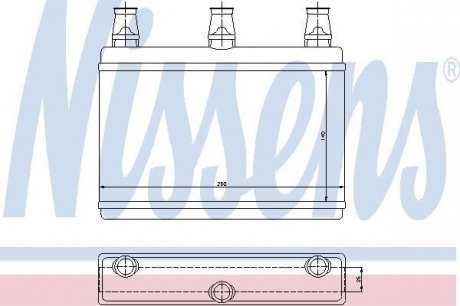 Отопитель NISSENS 70522