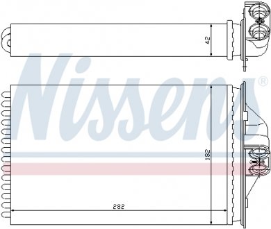 Радиатор печки NISSENS 70975