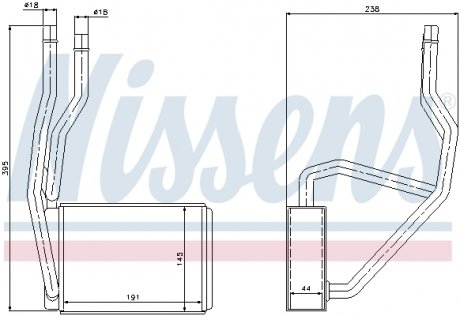 Отопитель NISSENS 71765