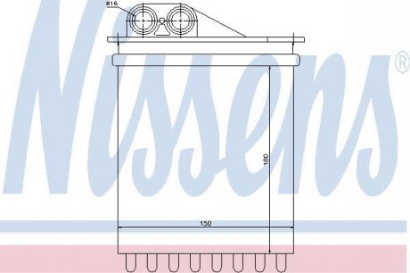 Радиатор отопления NISSENS 72040