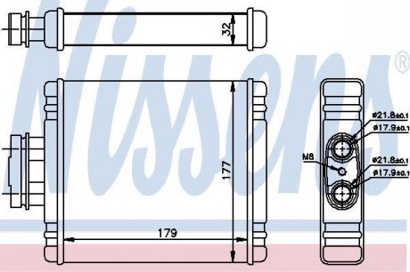 Отопитель NISSENS 73654