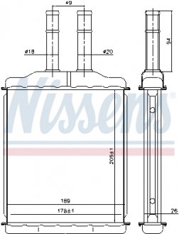 Отопитель NISSENS 76505