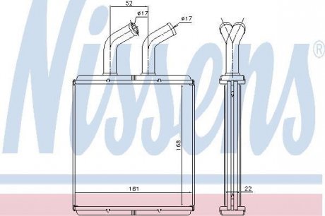 Радиатор печки NISSENS 77514