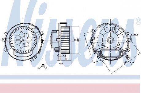 Вентилятор салону NISSENS 87426