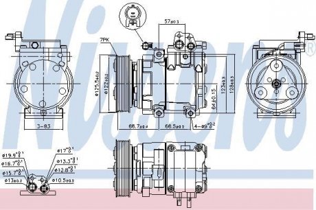 Компрессор кондиционера NISSENS 890129