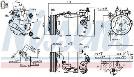 Компрессор кондиционера NISSENS 890601