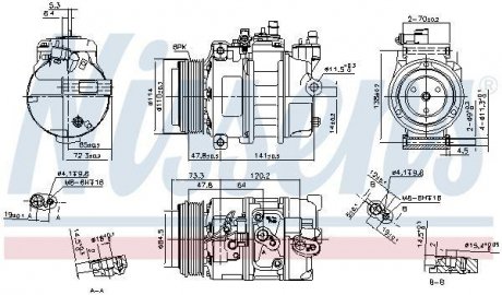 Компресор кондиціонера NISSENS 89496