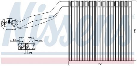 Радиатор кондиционера NISSENS 92294