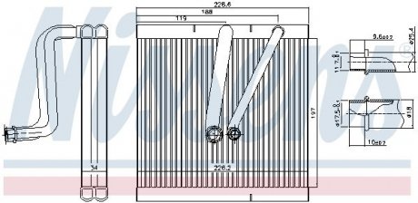 Испаритель NISSENS 92321