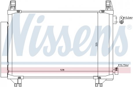 Радиатор кондиционера NISSENS 940270