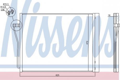 Конденсер кондиционера NISSENS 940308