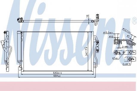 Радиатор охлаждения NISSENS 940357