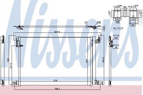 Конденсер кондиционера NISSENS 940685