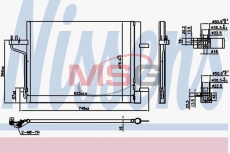 Радиатор кондиционера NISSENS 940767