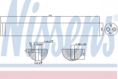 Осушитель кондиционера NISSENS 95342