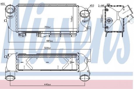 Радиатор наддува NISSENS 96192