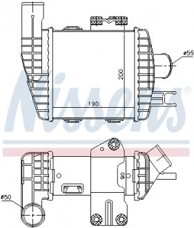 Интеркулер Hyundai Tucson/Kia Sportage 05- NISSENS 96661