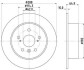 Диск гальмівний задній toyota camry 2.0, 2.4, 3.0 (93-06) (nd1001k) nisshinbo