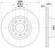 Диск гальмівний передній mazda 3, 5 1.8, 2.0, 2.2 (05-) (nd5002k) nisshinbo