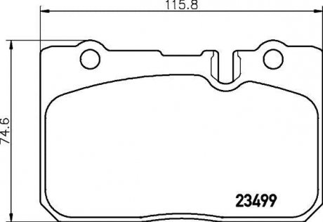 Колодки тормозные дисковые передние lexus ls 400 (94-97) NISSHINBO NP1063