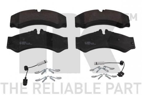 Комплект тормозных колодок, дисковый тормоз NK 223332