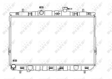 Радиатор системы охлаждения NRF 53355