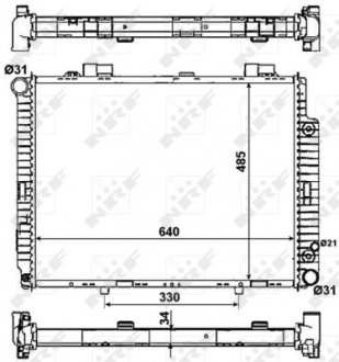 Радиатор NRF 58159