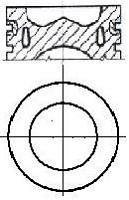 Поршень двигуна NURAL 8713950000