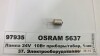 Автолампа Osram Original R10W BA15s 10 W прозрачная 5637